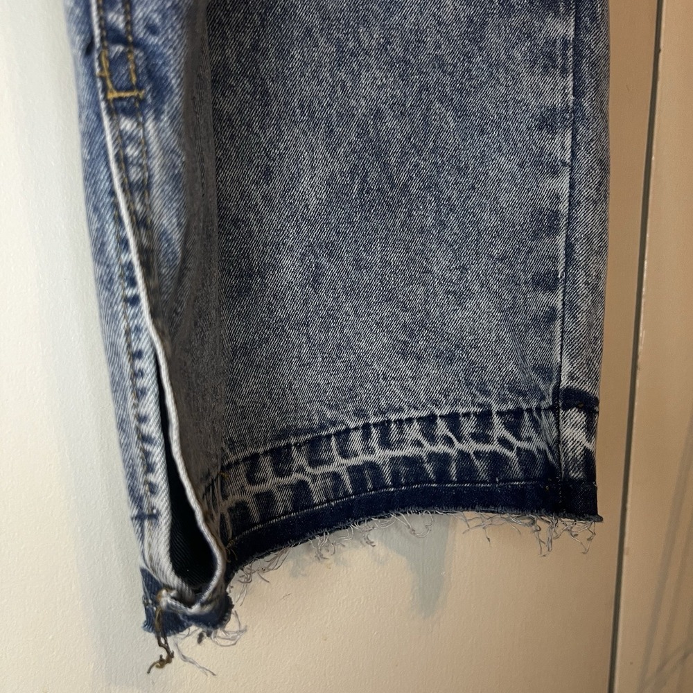 Nasty Gal Plus Size Light Wash Denim Jeans Size UK 22 US 18 100% Cotton Distress - Picture 5 of 10
